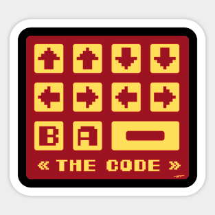 contra code (red) Sticker